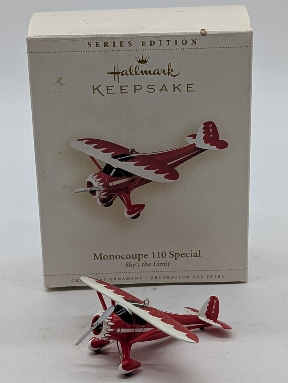 2006 Hallmark Sky's The Limit Monocoupe 110 Special Airplane Ornament #10